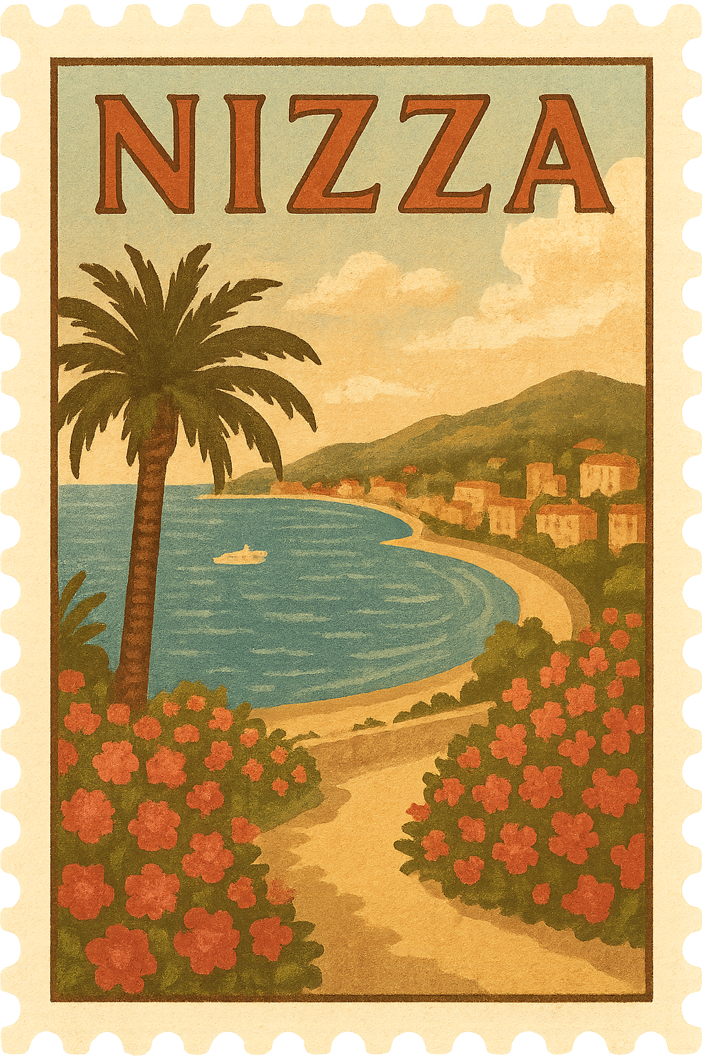 Briefmarke Nizza